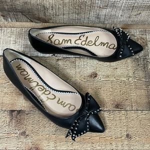 Sam Edelman Raisa black pointed toe ballet flats Size 7